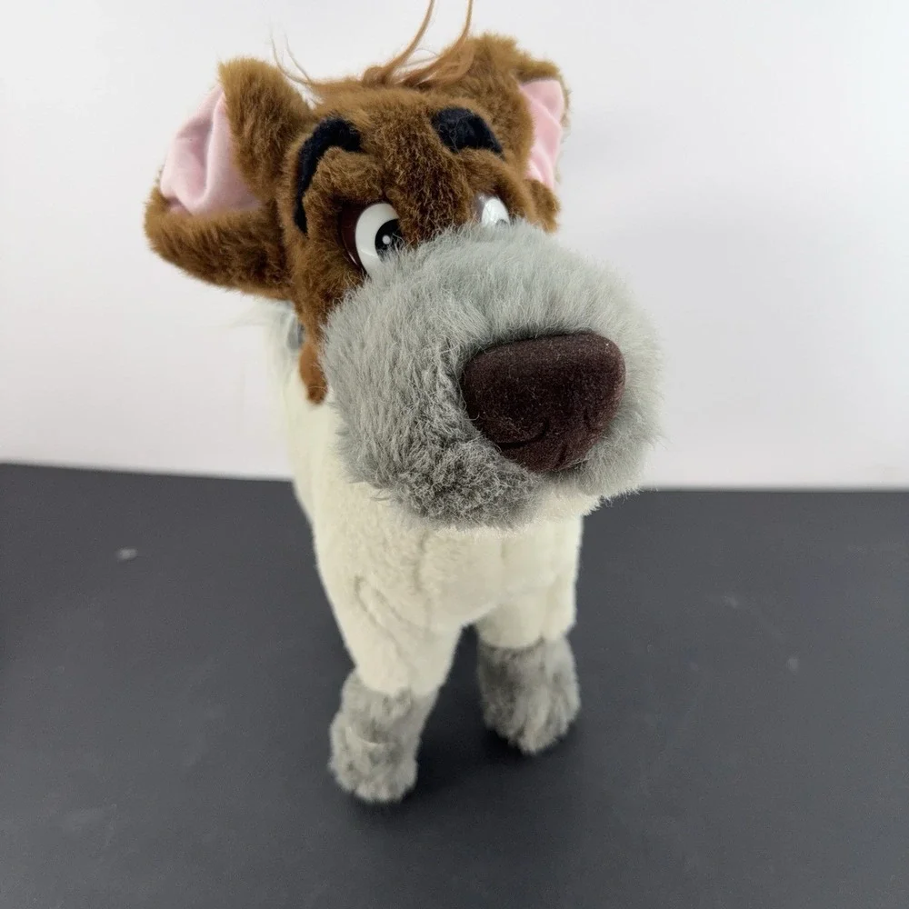 Dodger Disney's Oliver & Company Plush Dog 1998 Stuffed Animal toy 12